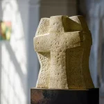 Kreuzgruppe, Jura Kalkstein, 2012, 50 cm